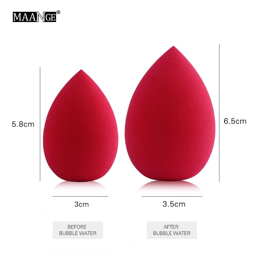 MAANGE Một giọt nước hình dạng Sponge Puff nhiều màu tùy chọn làm đẹp trứng