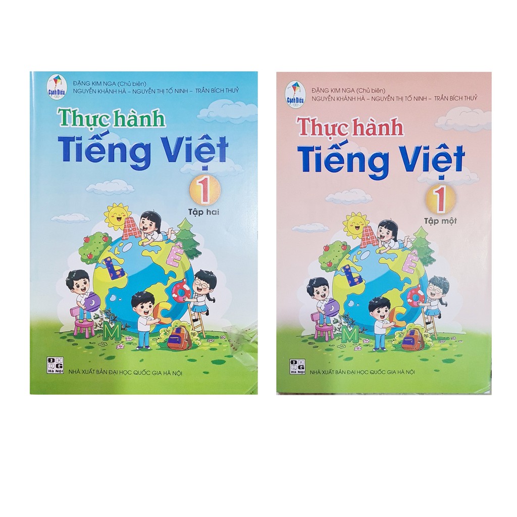Sách - Compo Thực Hành Tiếng Việt Lớp 1 Tập 1 + Tập 2 bán kèm 1 cuốn tô màu 15k