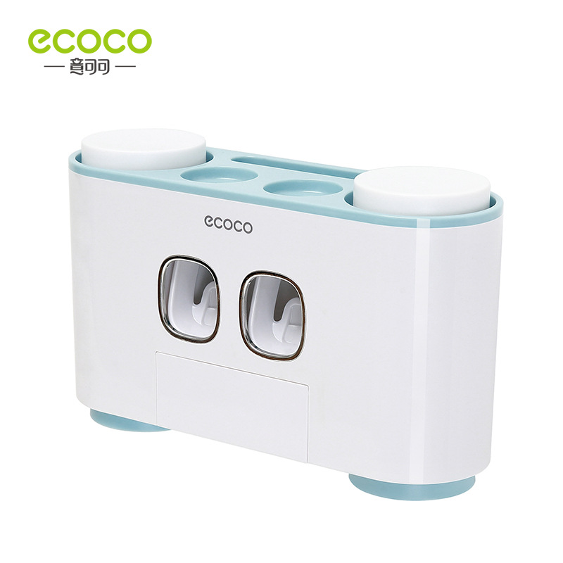 kệ đựng bàn chải nhả kem đánh răng kèm 4 cốc ECOCO E1802.