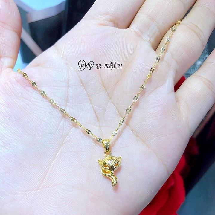 Dây chuyền vàng tây mặt hồ ly MS54