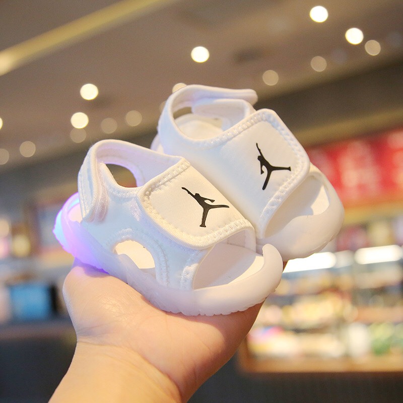 Sandal tập đi CÓ ĐÈN siêu mềm cho bé SD002U, Giày bún tập đi, Giày vải tập đi, Dép tập đi chống trượt cho bé, Giay tap di uala rogo - TOP sản phẩm BabyMall Vietnam