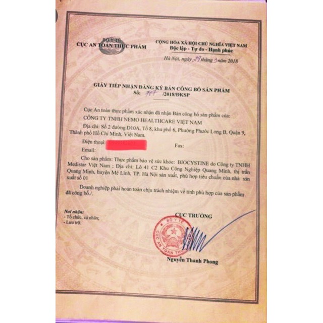 Biocystine viên uống đẹp da tóc