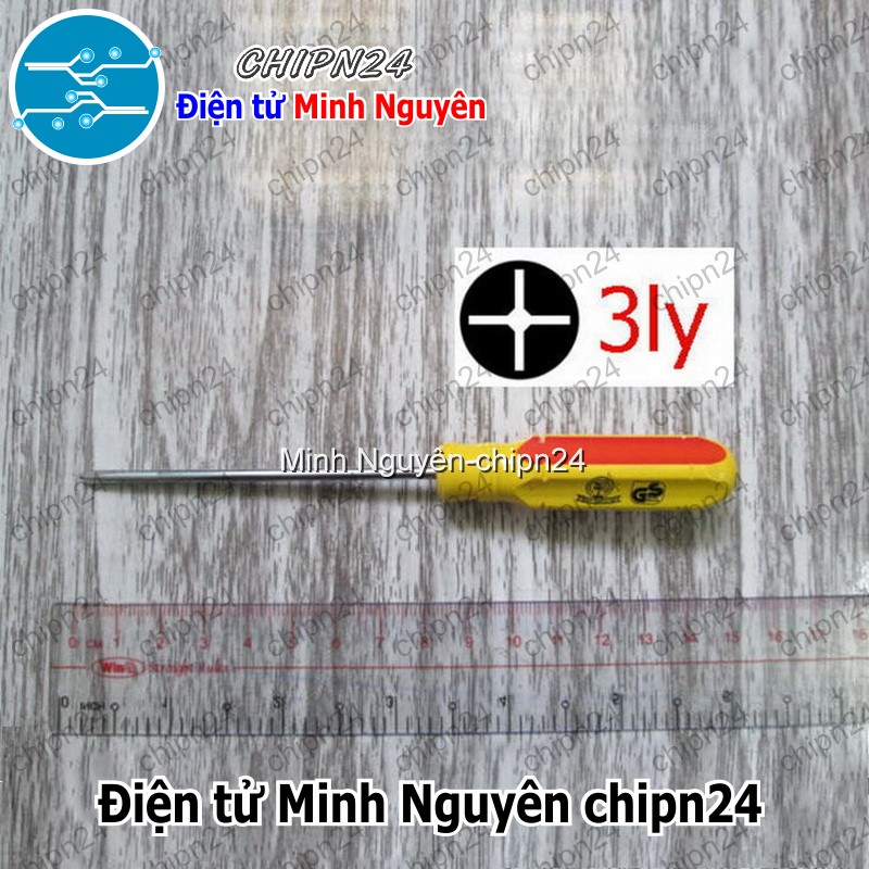 [1 cây] Tua vít (Dẹp/Bake 3ly 4ly) - [Chọn Loại] - HHH.00225