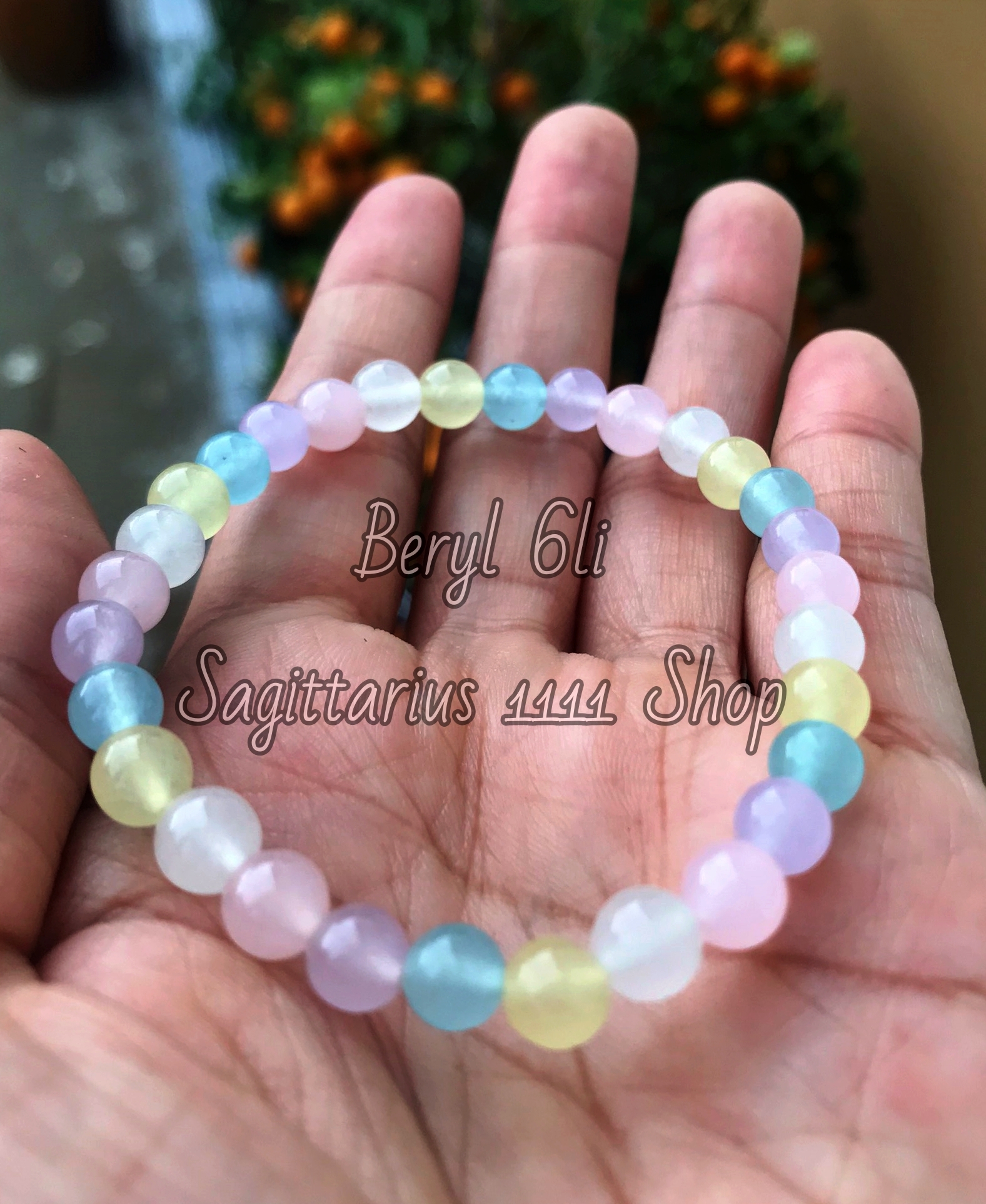 Vòng tay Beryl đa sắc