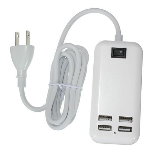 Ổ Cắm USB 15W 4 Cổng Màu Trắng