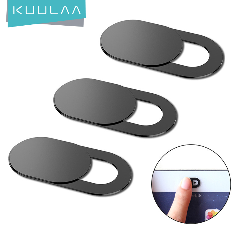 KUULAA Bìa webcam Nhãn dán riêng tư của máy ảnh Webcam Cover Camera Privacy Sticker for Phone Shutter Magnet Plastic Slide For Laptop Camera Cover Macro Lens Tablet Phone Lens Privacy Sticker for iphone 11 pro max Samsung Huawei Vivo Oppo