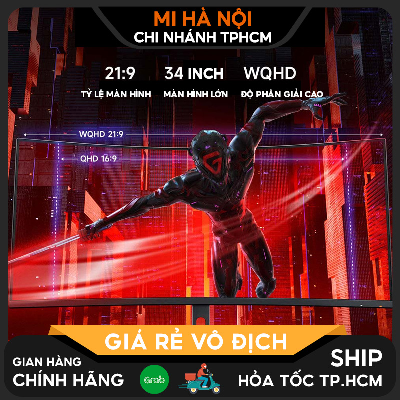 Màn hình cong Xiaomi Surface Display 34 inch 144Hz
