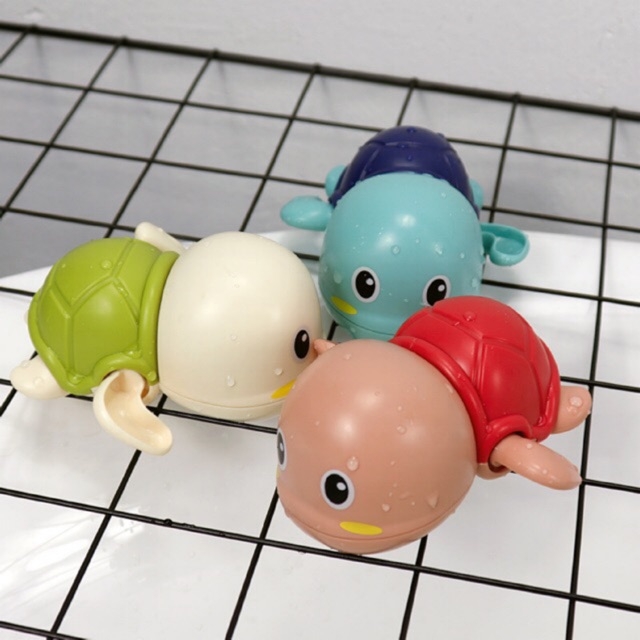 (3 con) Rùa đồ chơi vặn dây cót cho bé vui tắm
