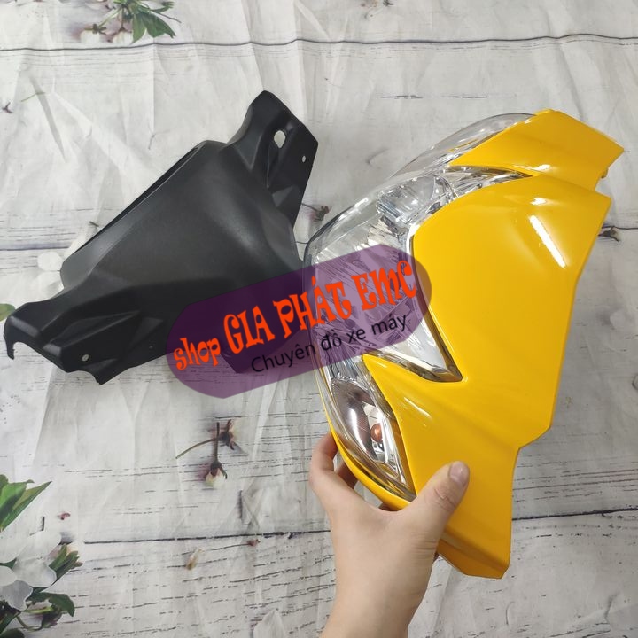 [ 4 món ] Đầu đèn SIRIUS [ GIÁ SỐC] màu VÀNG - KÈM pha đèn siêu sáng