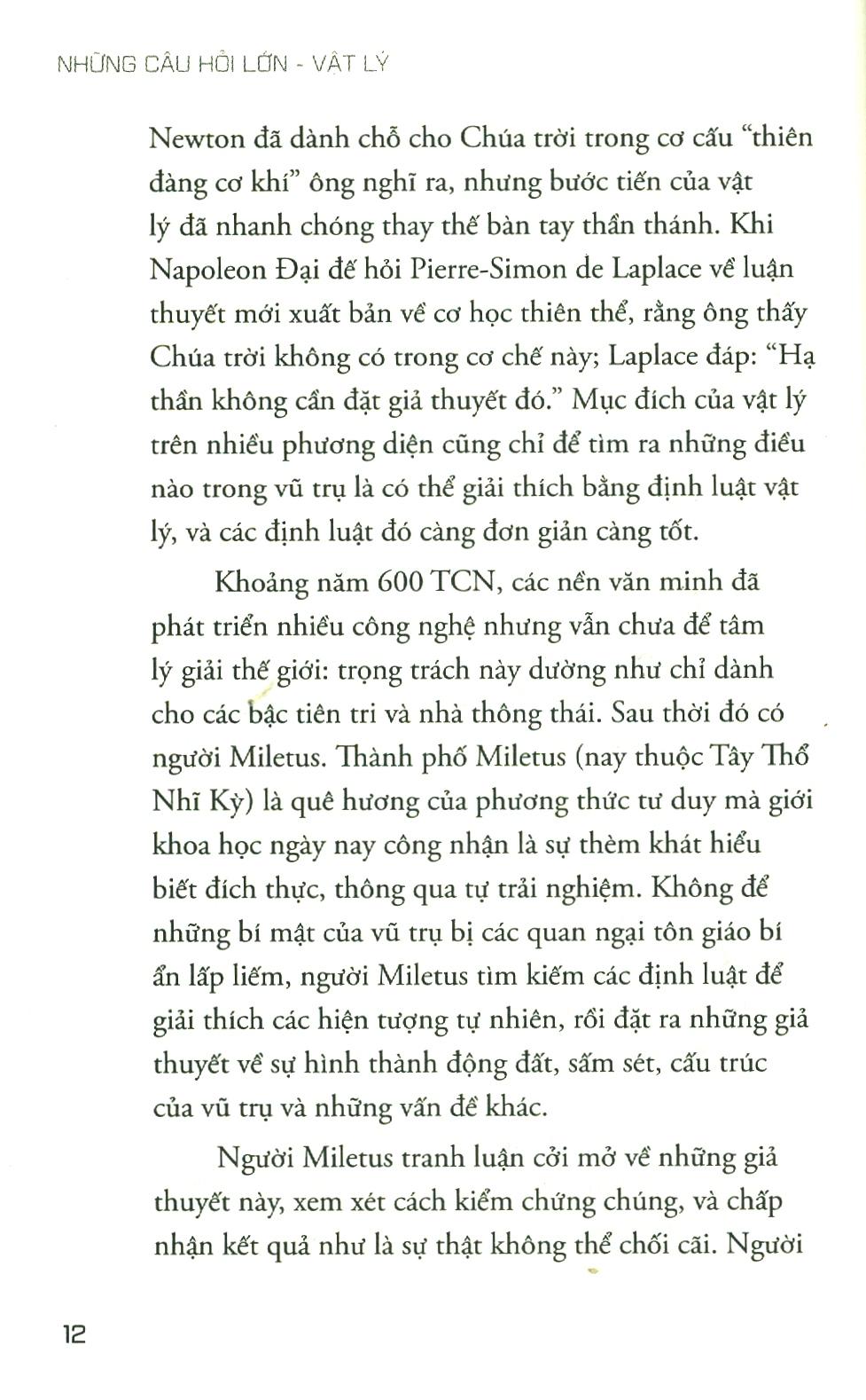 Sách - Những câu hỏi lớn vật lý