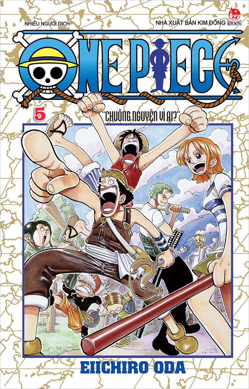 Kim Đồng - One Piece - Tập 5 (bìa rời)