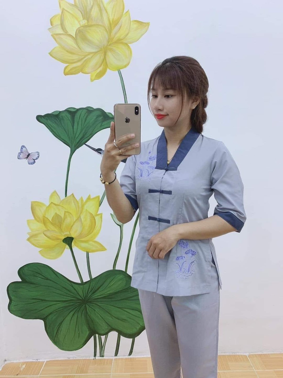 ĐỒ LAM ĐI LỄ CHÙA- LA HÁN PHỐI