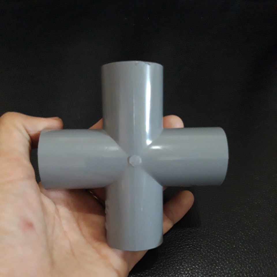 Chữ thập nhựa PVC phi 27 (nhựa Siêu Thành)