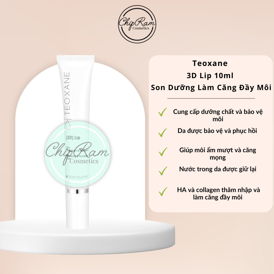 SON DƯỠNG LÀM CĂNG ĐẦY MÔI TEOXANE 3D LIP 10ML