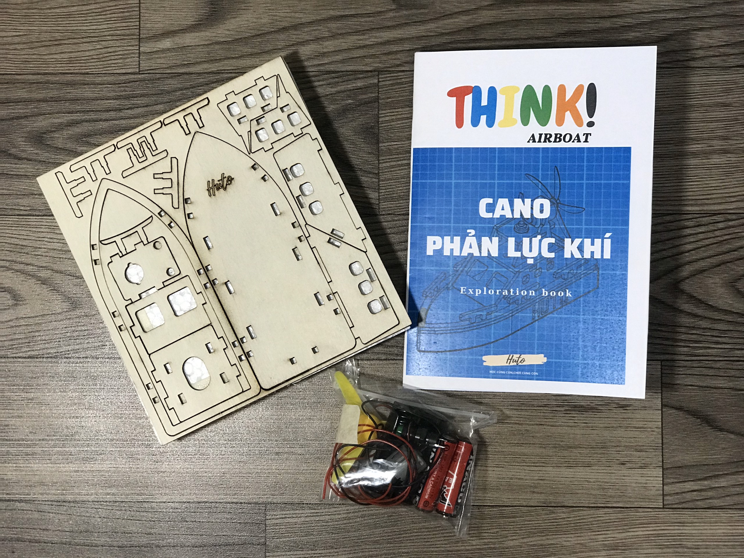 Cano Phản Lực, Đồ Chơi Stem Tự Lắp Ráp DIY