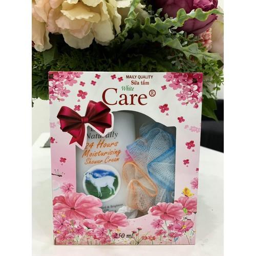 Sữa tắm Dê White Care + Tặng Bông Tắm