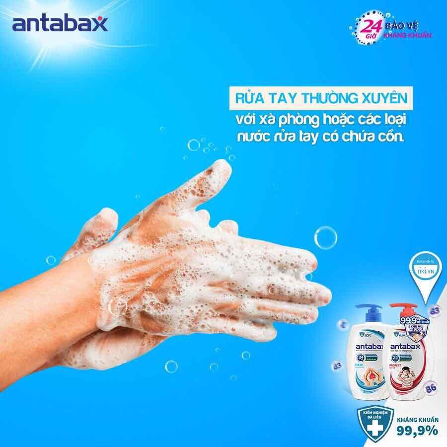 Sữa rữa tay kháng khuẩn Antabax Fresh 250ml (Phòng chống Đại Dịch)