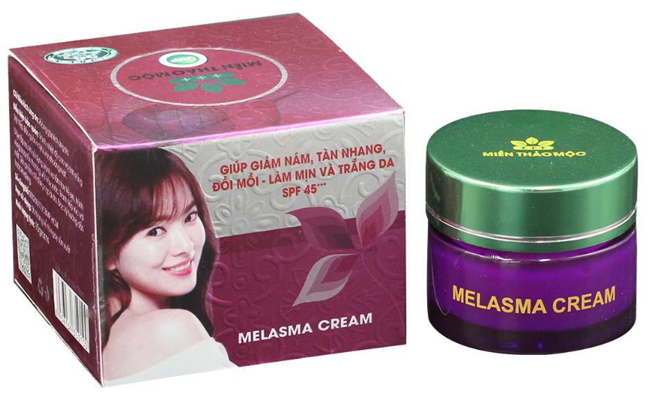 Kem ngừa nám - Tàn nhang - Đồi mồi - Làm mịn và trắng da Melasma Cream Miền Thảo Mộc