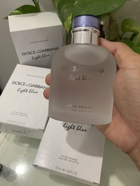 Nước hoa tester d&g light blue pour homme 125ml (hộp như hình)