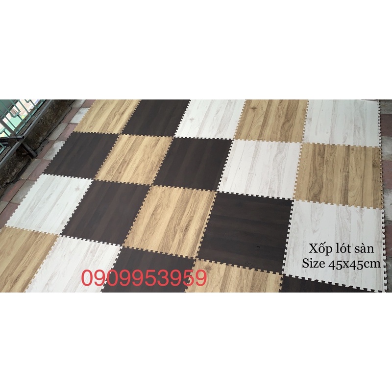 Wood Grain Carpet 45×45×1cm and 30×30×1cm