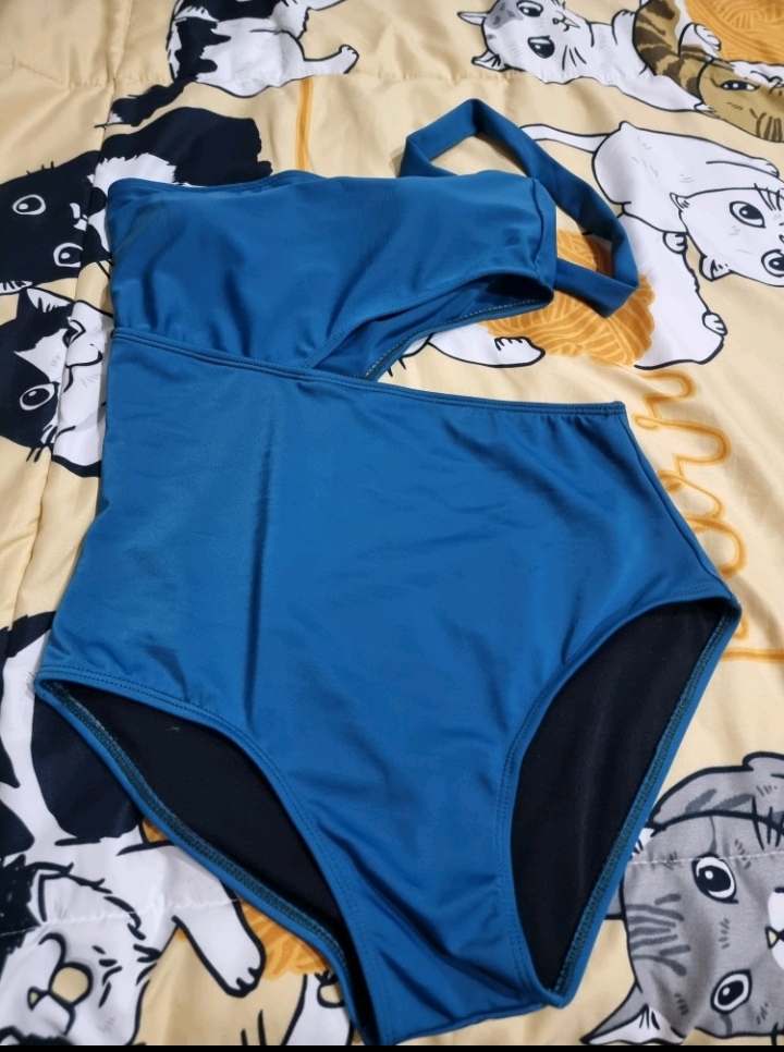 [HCM]Bikini Liền Thân Cut Out VATIXA BKN17 XANH