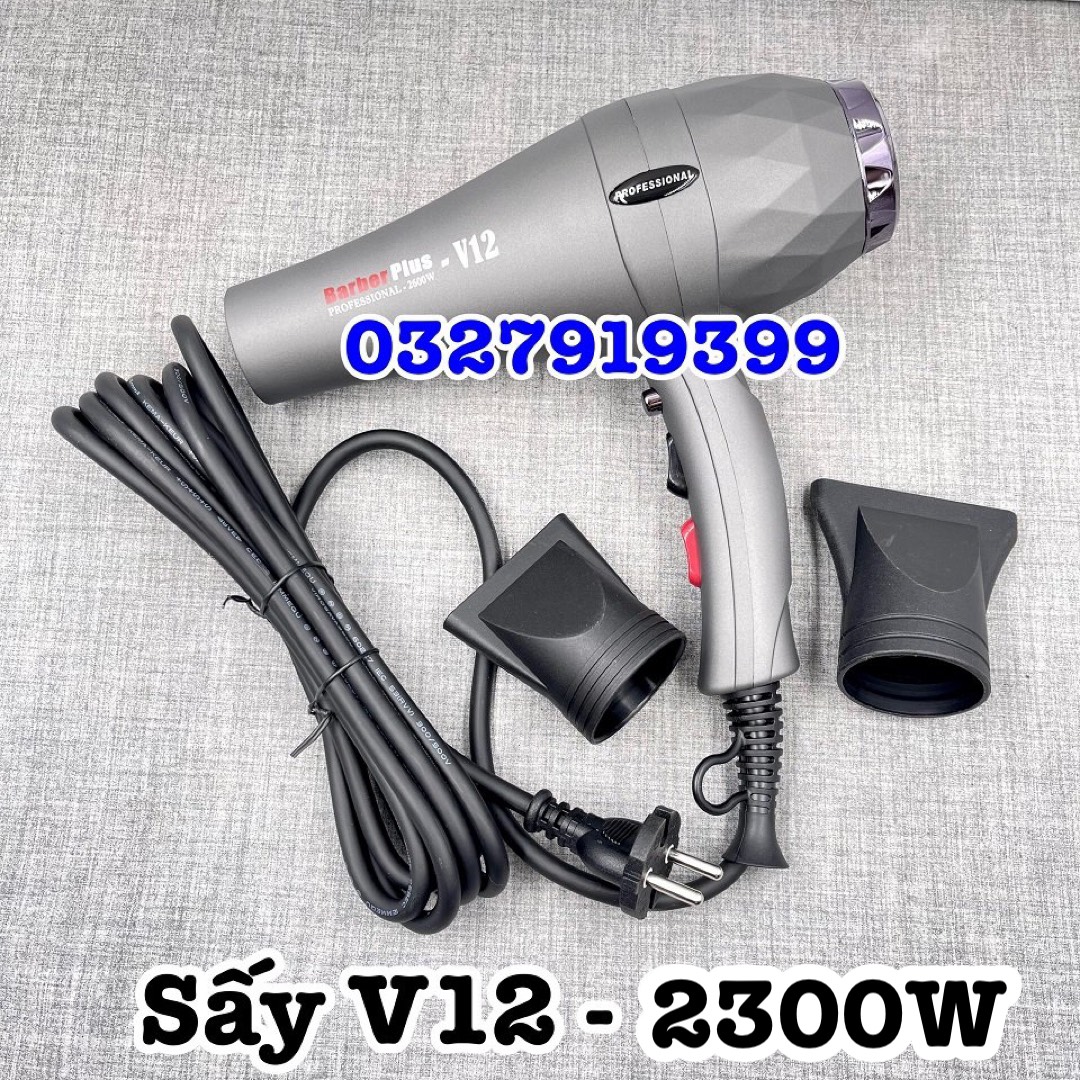 Máy sấy tóc cao cấp barber plus v12 2600w