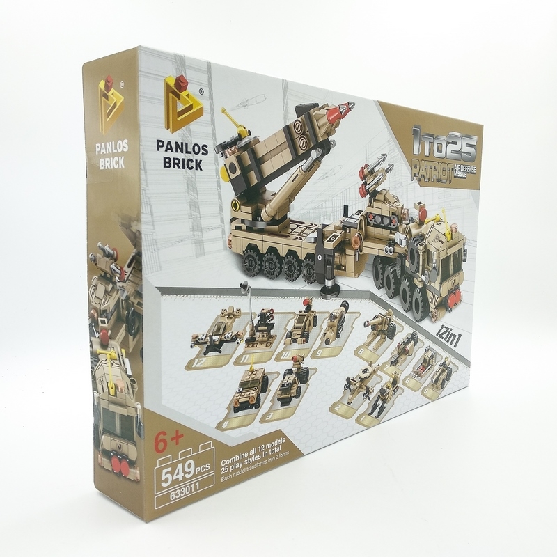 Bộ Lắp Ráp 12 Trong 1 Panlos Brick - 633011