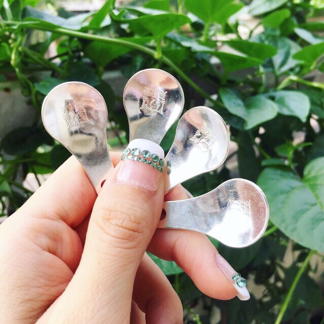 THÌA BẠC ĐÁNH CẢM CHUẨN BẠC TA NGUYÊN CHẤT -THJ SILVER