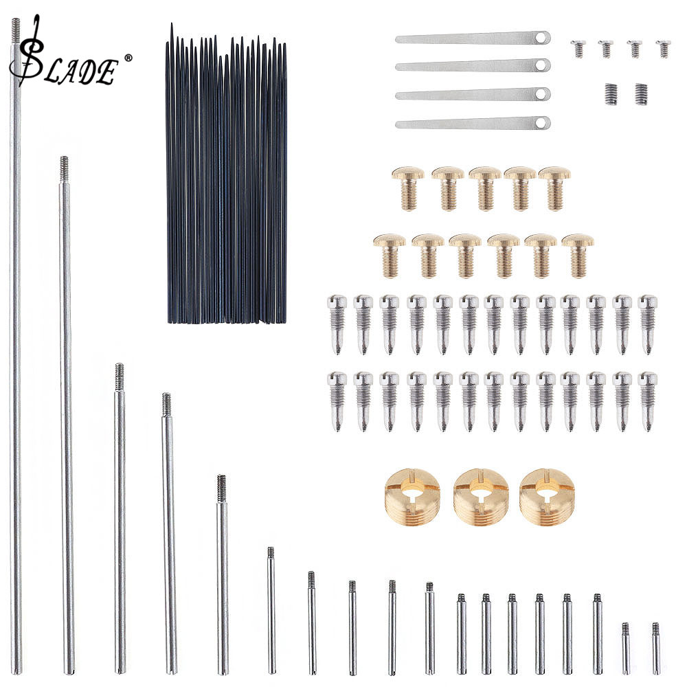 SLADE 92pcs Saxophone Repair Parts Complete Tool Saxophone Key Roller Reed Screws Wind Instrument Repair Kit
