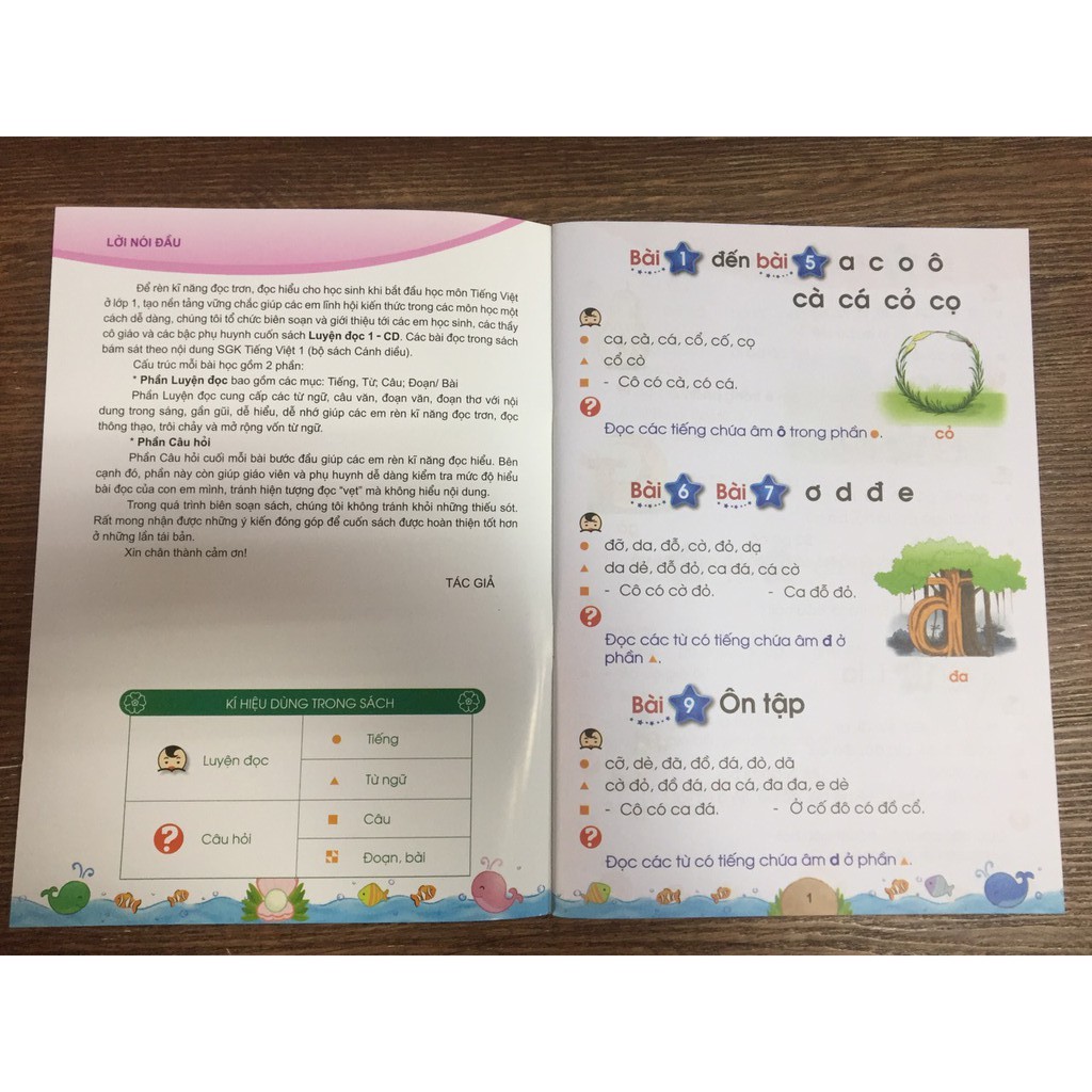 Sách - Luyện đọc 1 (Cánh diều)