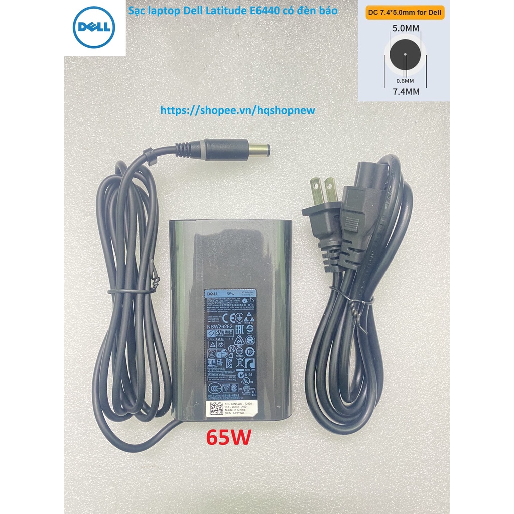 ️[Sạc zin] Sạc laptop Dell Latitude E6440 có đèn báo