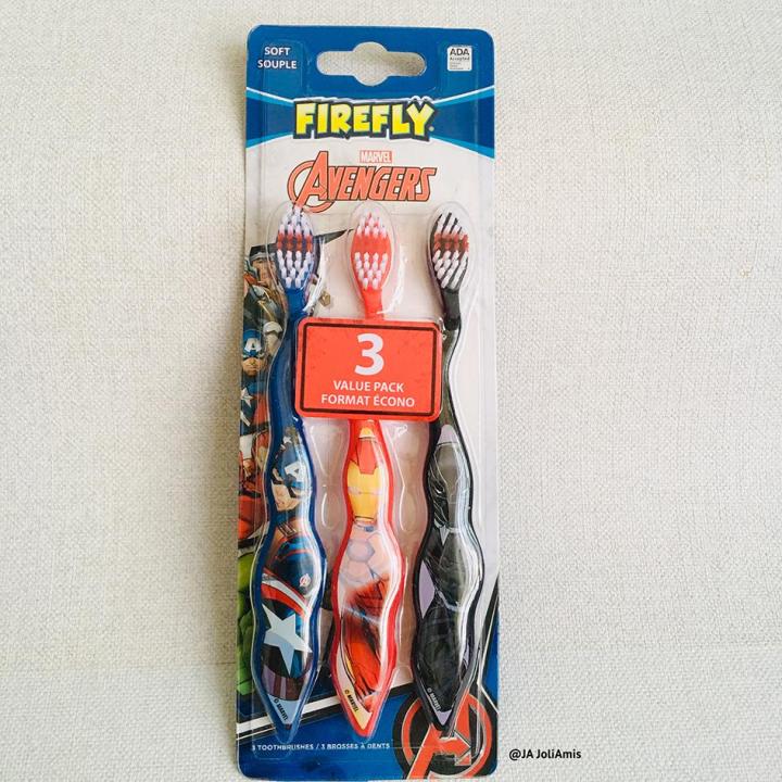 Set 3 bàn chải đánh răng Firefly bảo vệ nướu cho bé
