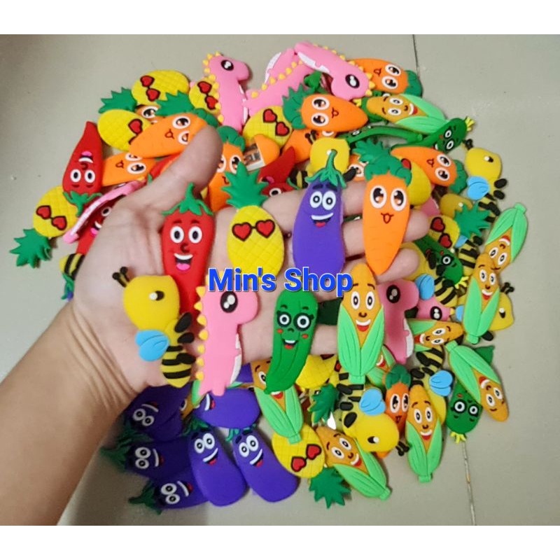 Kẹp tóc trái cây, rau củ quả dễ thương