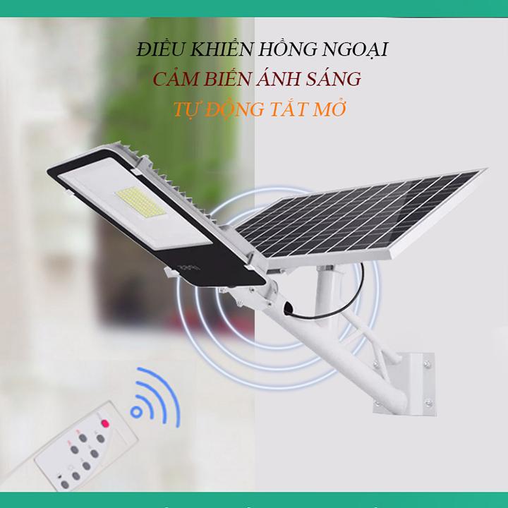 Free.Ship toàn quốc Đèn led đường phố sử dụng năng lượng mặt trời có cảm biến sáng VITI SMART