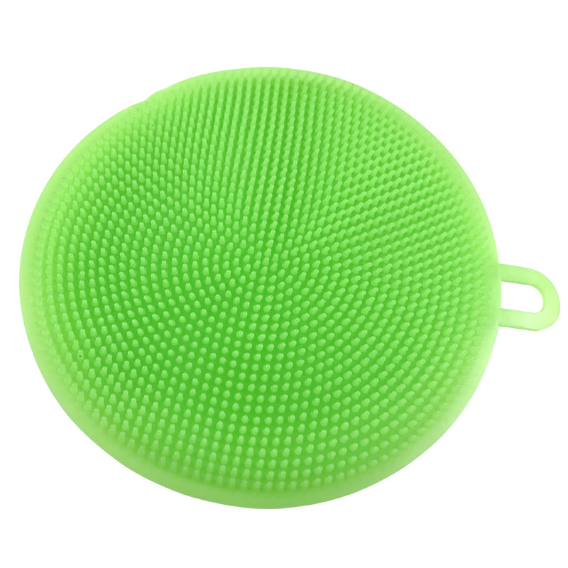 [COMBO 2] Miếng Rửa Chén Bát Silicon Có Lỗ Treo