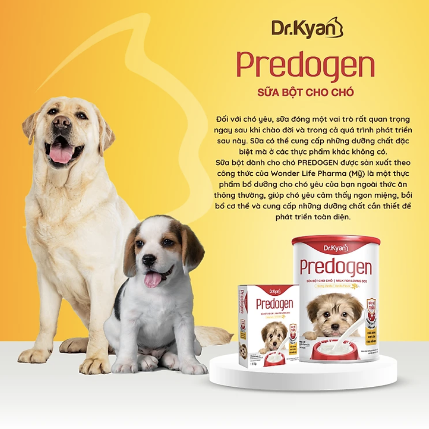 Sữa bột cho chó Predogen 110g