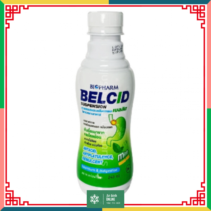 Chai siro dạ dày BELCID SUSPENSION Thái Lan 240ml (Mẫu mới)