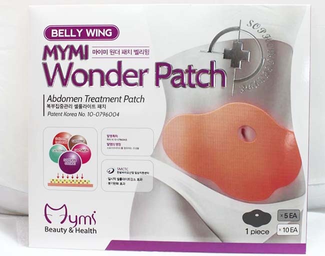 Miếng Dán Wonder Patch Tan Mỡ Bụng (combo 5)
