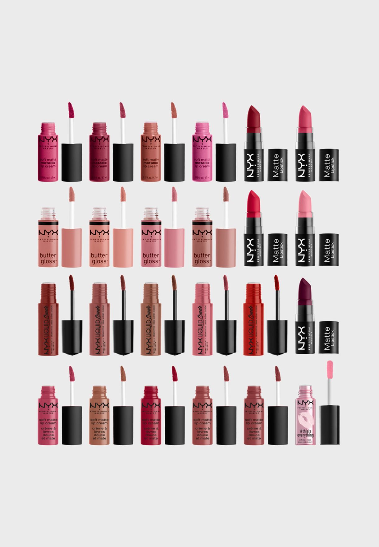 Son Mini NYX Tách Set Love Lust Disco