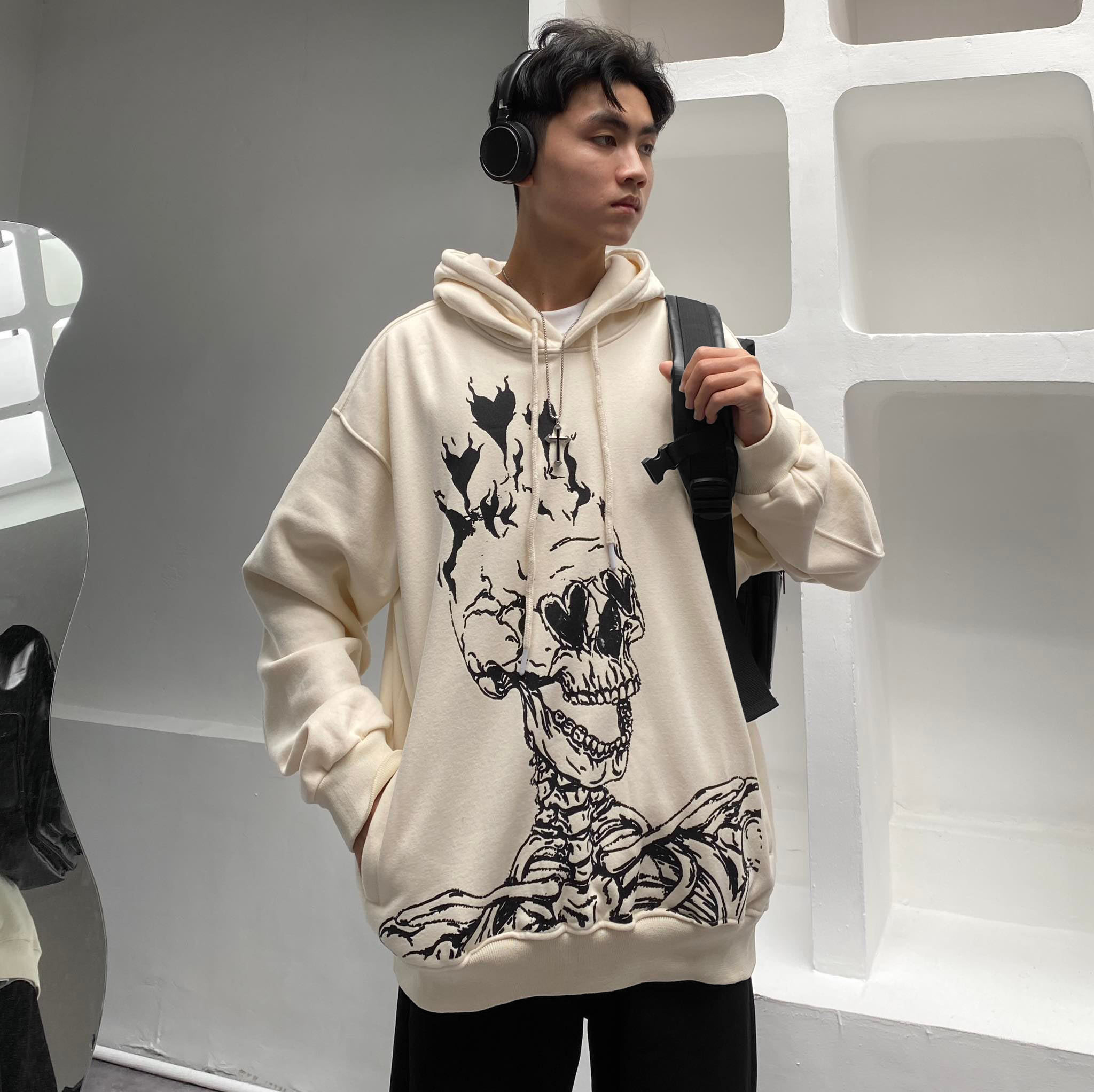 ÁO KHOÁC FF LOVE BONE HOODIE