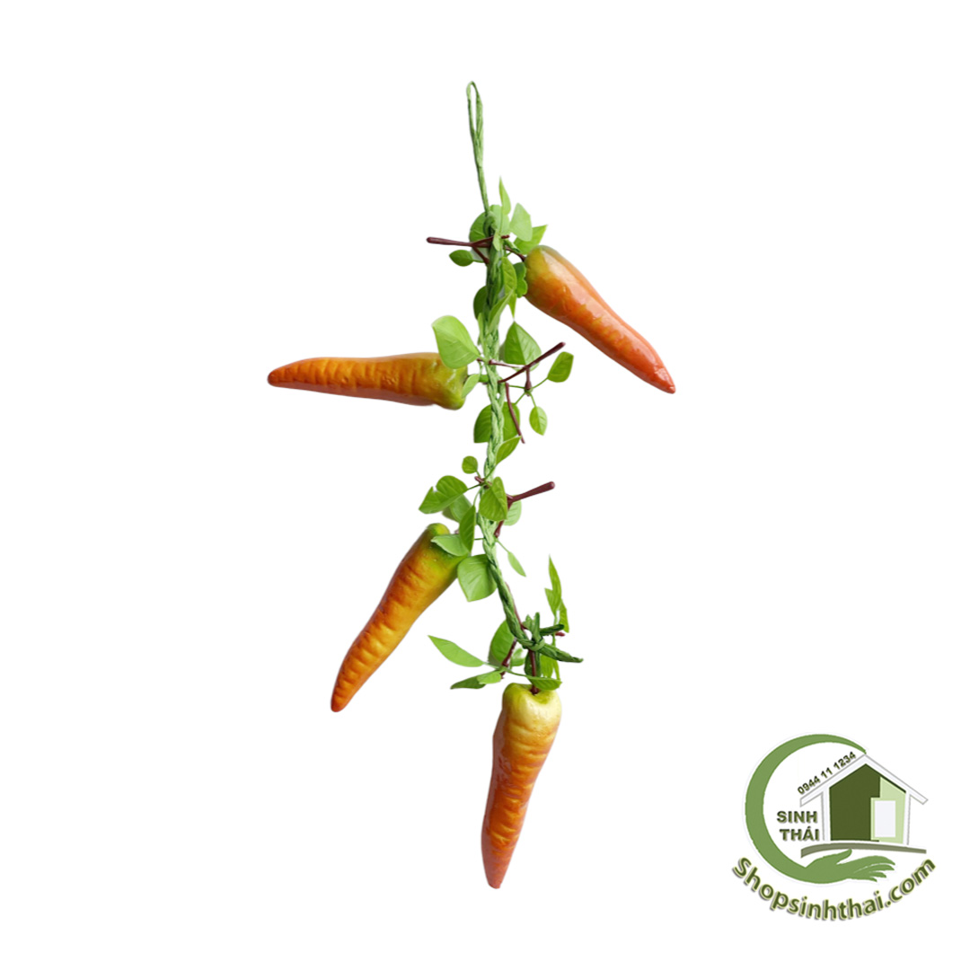 Dây củ cà rốt giả - Dây củ quả giả cao cấp