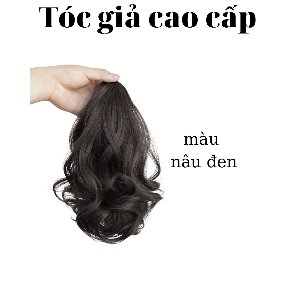 Tóc giả ngoặm ngắn 25cm, mã m036