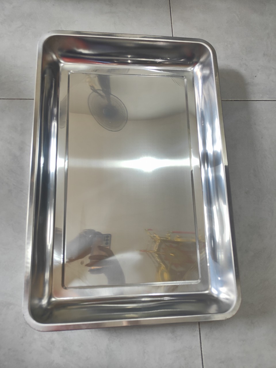 Khay Sâu Inox Dùng Bưng Bê / Đựng Thức Ăn