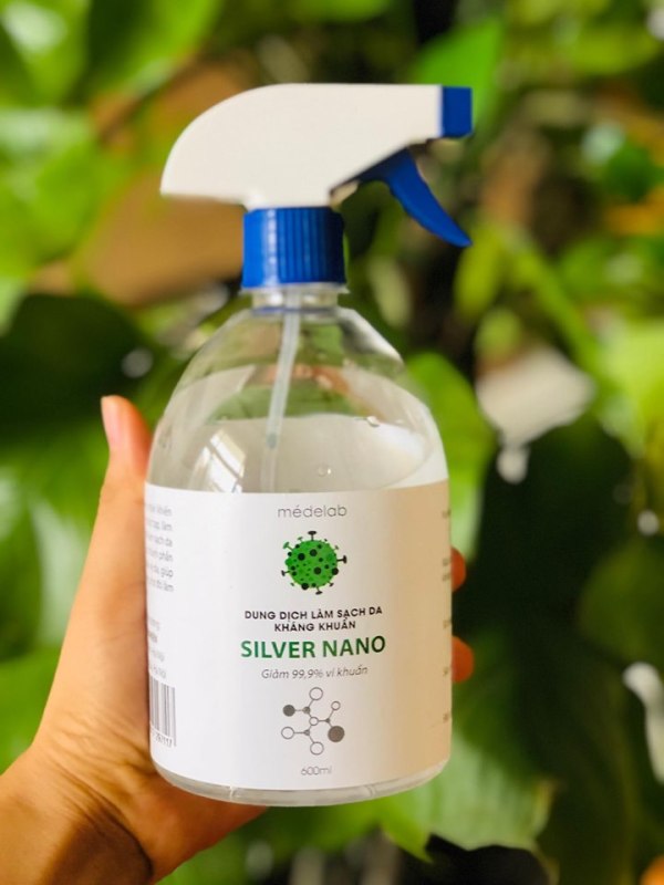 Dung dịch rửa tay khô sát khuẩn Nano bạc 600ml - SỞ Y TẾ CẤP PHÉP nhập khẩu