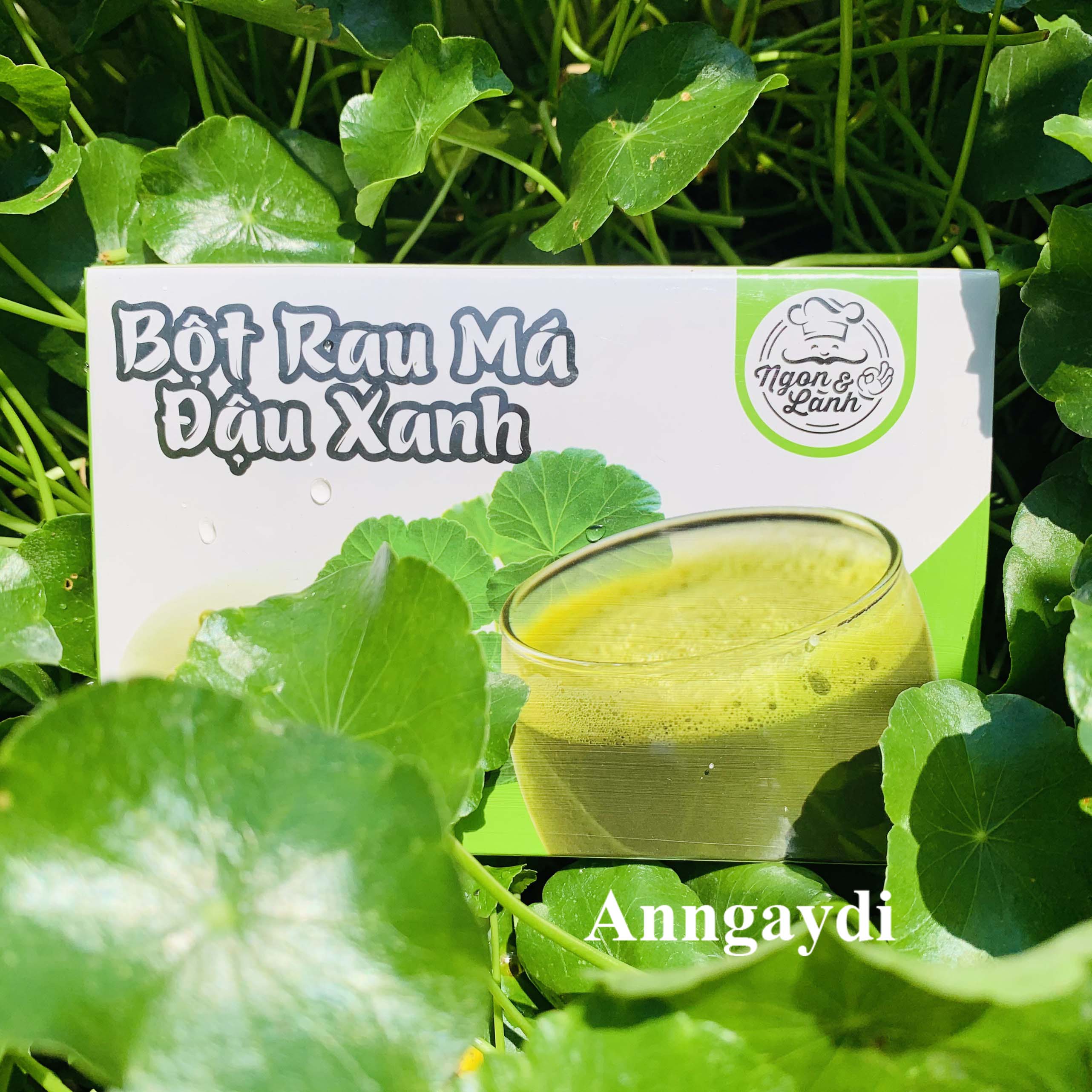 Bột Rau Má Đậu Xanh Ngon&Lành 170g (17g x 10 gói)