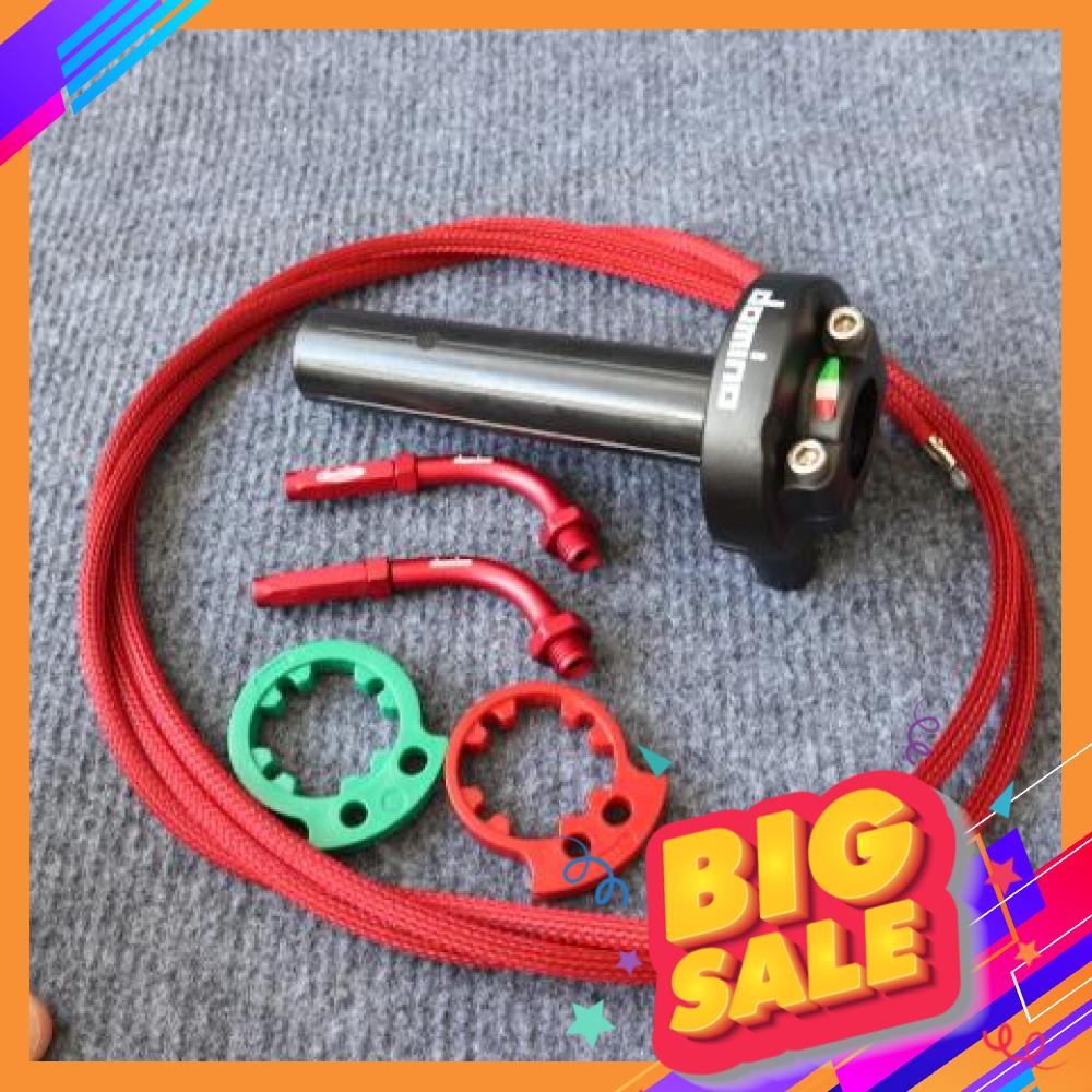 [HÀNG HOT MỚI CẬP NHẬT] CÙM TĂNG TỐC DOMINO , DÂY GA THÁI, ỐNG GA NHÔM DOMINO ( ĐEN ĐỎ ) TẶNG KÈM BAO TAY NGẪU NHIÊN