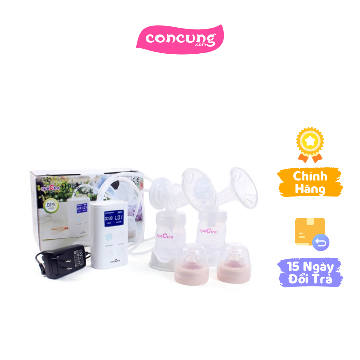 Máy hút sữa điện đôi Spectra 9Plus
