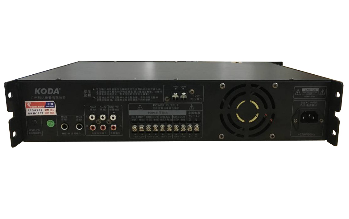 [HCM][Trả góp 0%]Amply liền vang Koda KY-200D