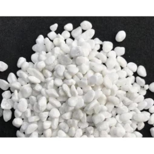 đá sỏi nhỏ màu trắng bịch 500gr