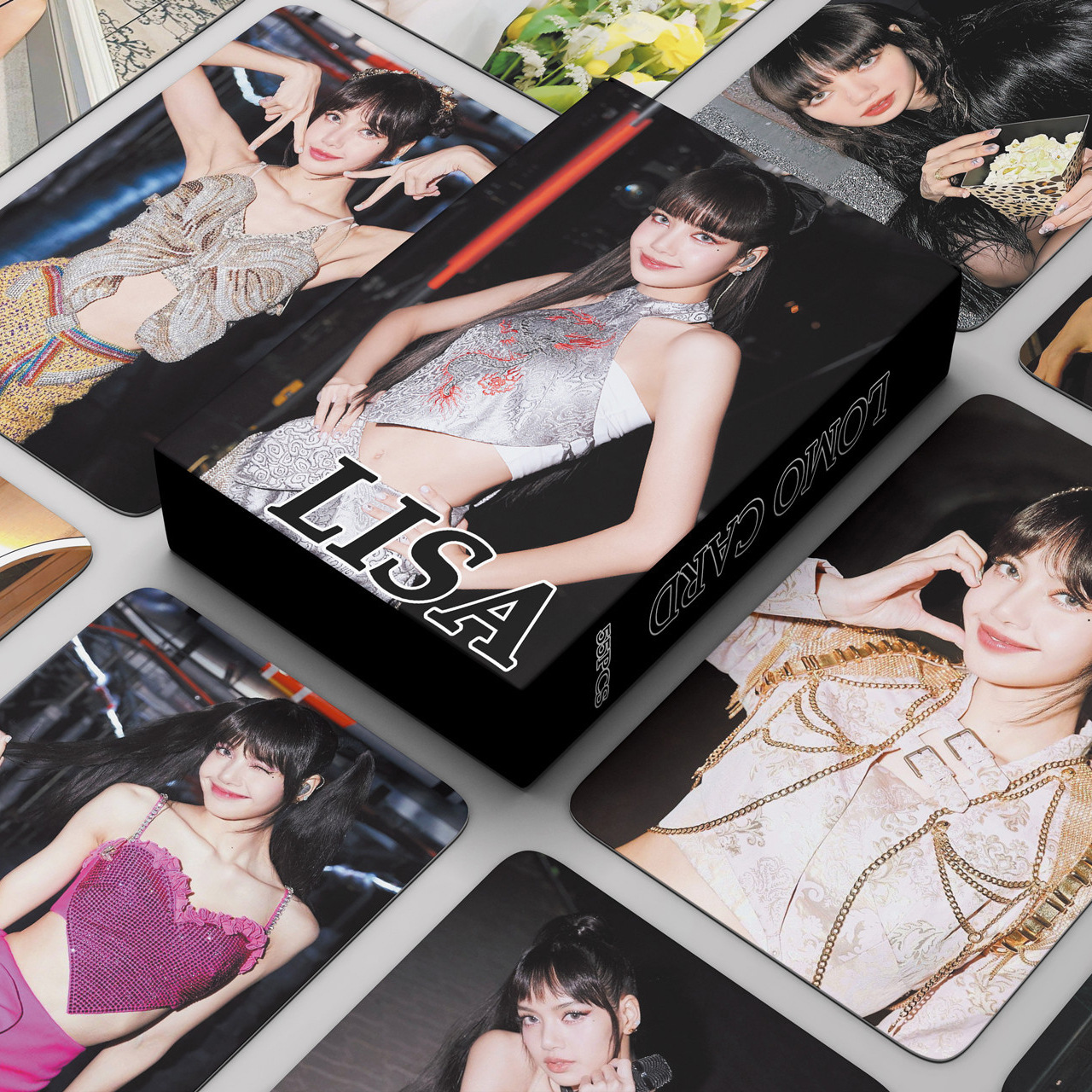 Set 55 lomo card blackpink lisa 2023